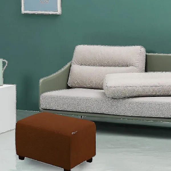 Sittpuffar>Bekväm Stretch Ottoman Överdrag Fällbar Förvaringspall Möbel