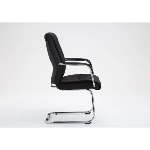 BellaFurn Kontorsmöbler>Besöksstol, träningsstol - Bekväm och ergonomisk design Färg: Svart