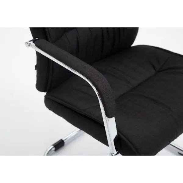 BellaFurn Kontorsmöbler>Besöksstol, träningsstol - Bekväm och ergonomisk design Färg: Svart