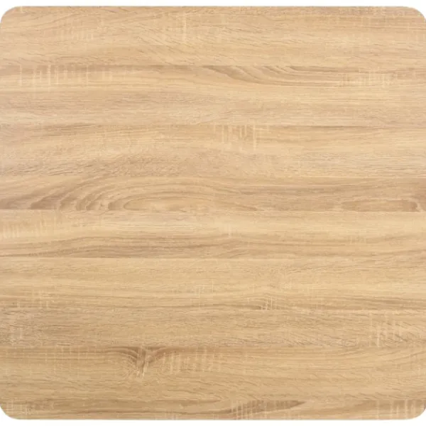 vidaXL Småbord>Bistrobord ljusbrun 80X80 cm MDF