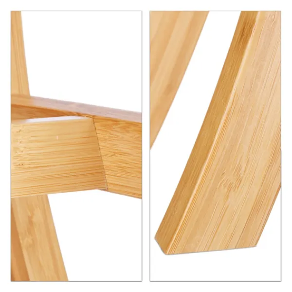 B2X Pallar>Böjd bambu pall