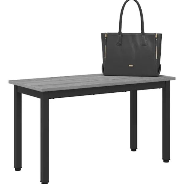 vidaXL Matgrupper>bänk Grå Sonoma 80 x 35 x 45 cm Konstruerat trä