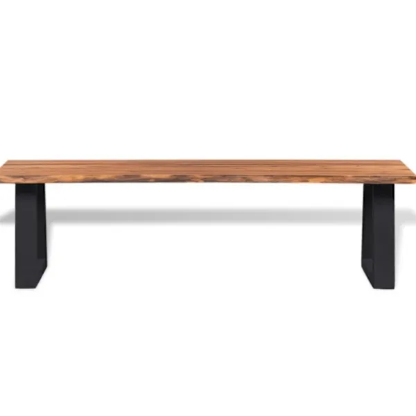 vidaXL Balkongmöbler>Bänk massivt akaciaträ 160 cm