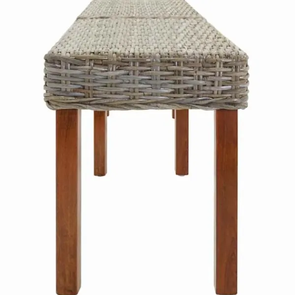 vidaXL Balkongmöbler>bänk Naturfärg 160 x 35 x 45 cm Massivt mangoträ