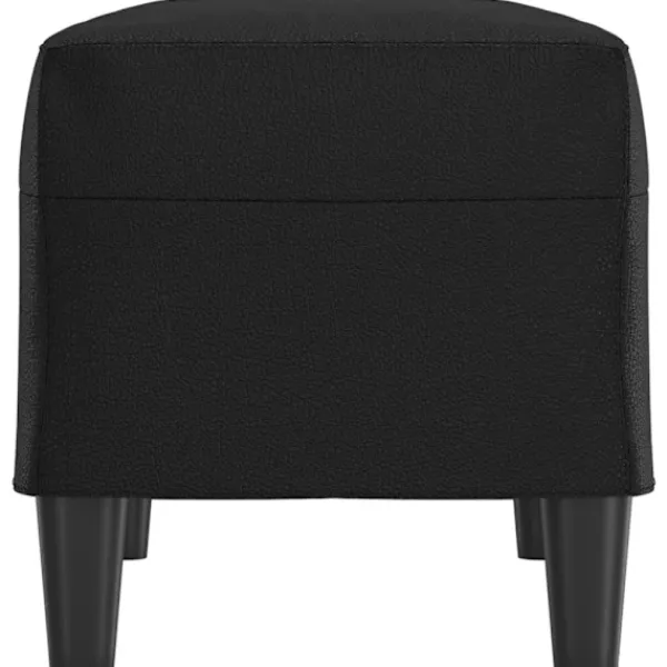 vidaXL Pallar>Bänk svart 70x35x41 cm konstläder