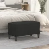 vidaXL Pallar>Bänk svart 70x35x41 cm tyg