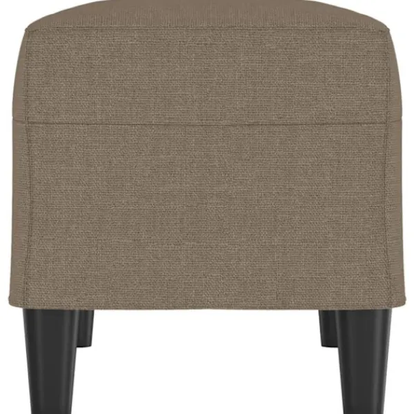 vidaXL Balkongmöbler>Bänk taupe 70x35x41 cm tyg