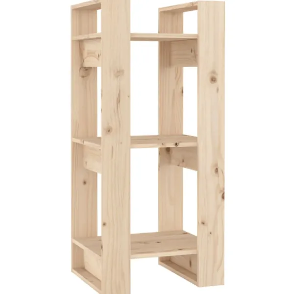 vidaXL Hyllor>Bokhylla/rumsavdelare 41x35x91 cm massiv furu