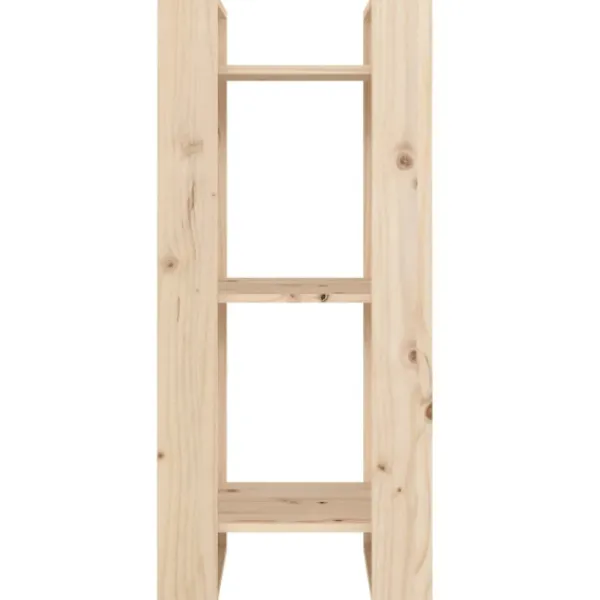 vidaXL Hyllor>Bokhylla/rumsavdelare 41x35x91 cm massiv furu