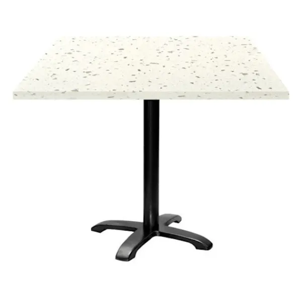 Matbord>bord 90 x 90 cm - modell Bazila terrazzo cassata