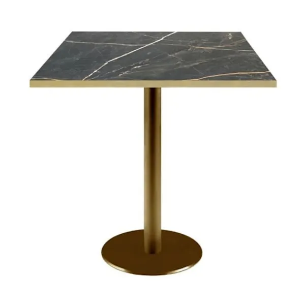 Matbord>Bord 70 x 70 cm Rom bistro marmor eld