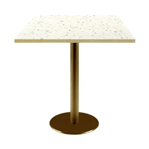 Matbord>Bord 70 x 70 cm Rom bistro terrazzo