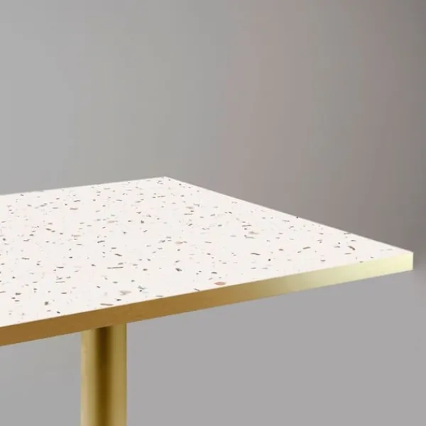 Matbord>Bord 70 x 70 cm Rom bistro terrazzo