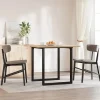 vidaXL Matgrupper>Bordsben för matbord O-ram 70x70x73 cm stål