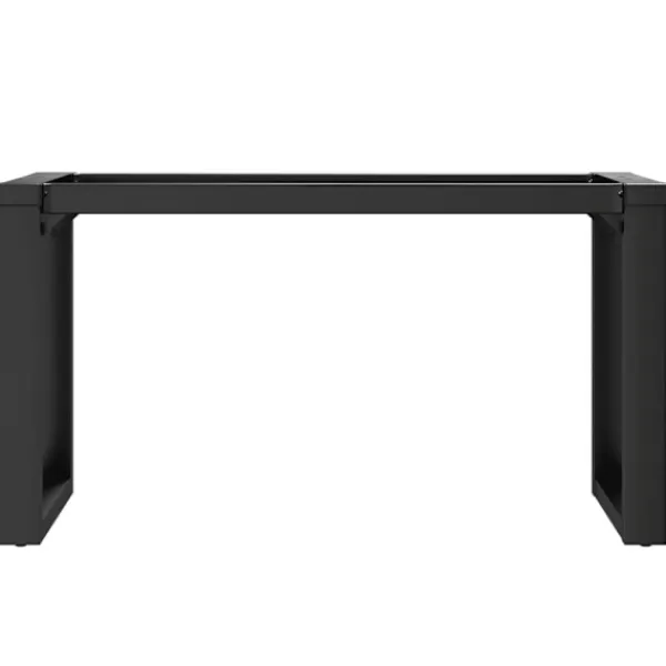 vidaXL Soffbord>Bordsben för soffbord O-ram 90x30x43 cm stål