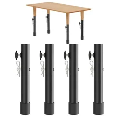 Matbord>Bordsbensförlängare i stål, 4-pack