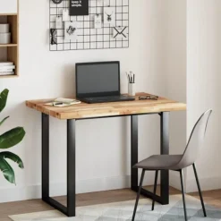 vidaXL Småbord>Bordsskiva behandlad 80x70x4 cm massivt akaciaträ