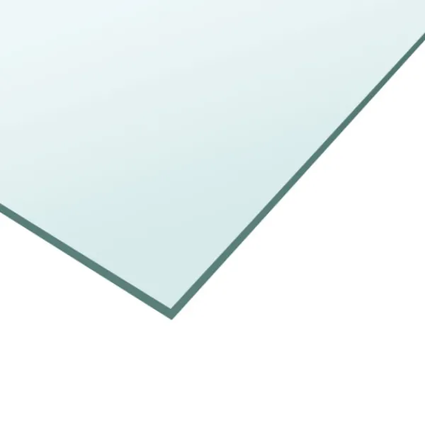 vidaXL Matbord>Bordsskiva genomskinlig 50x100 cm härdat glas
