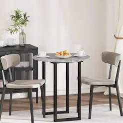 vidaXL Matgrupper>Bordsskiva Grå sonoma 70 x 70 x 1,5 cm Konstruerat trä