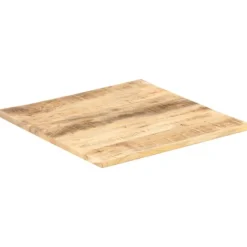 vidaXL Matbord>Bordsskiva i massivt mangoträ 25-27 mm 70x70 cm