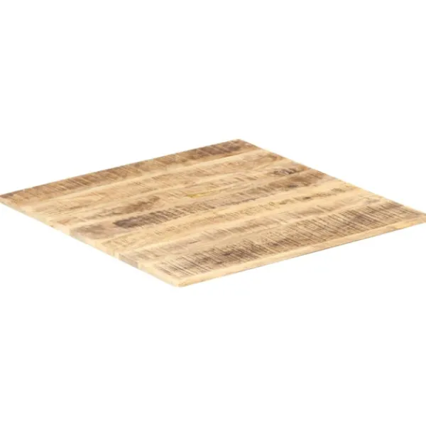 vidaXL Matbord>Bordsskiva i massivt mangoträ 15-16 mm 80x80 cm
