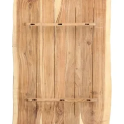 vidaXL Matbord>Bordsskiva massivt akaciaträ 80x(50-60)x3,8 cm