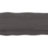 vidaXL Matbord>Bordsskiva mörkbrun 100x50x(2-6) cm massivt trä levande kant