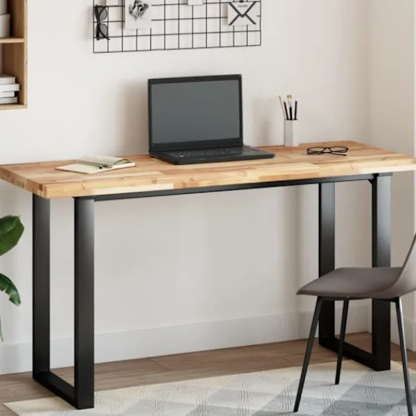 vidaXL Kontorsmöbler>Bordsskiva rektangulär 120x50x4 cm massivt akaciaträ