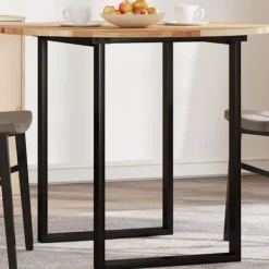 vidaXL Matbord>Bordsskiva rund Ø90x2 cm massivt akaciaträ