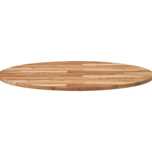 vidaXL Matbord>Bordsskiva rund Ø90x2 cm massivt akaciaträ