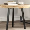 vidaXL Småbord>Bordsskiva rund Ø50x4 cm massivt akaciaträ