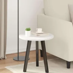 vidaXL Småbord>Bordsskiva Vit 40 x 40 x 1,5 cm Konstruerat trä