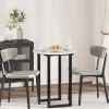 vidaXL Matgrupper>Bordsskiva Vit högglans 60 x 60 x 1,5 cm Konstruerat trä