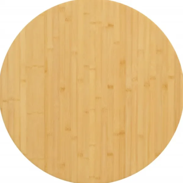 vidaXL Matbord>Bordsskiva Ø60x2,5 cm bambu