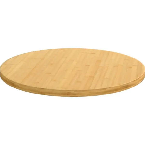 vidaXL Matbord>Bordsskiva Ø60x2,5 cm bambu