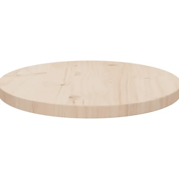 vidaXL Matbord>Bordsskiva Ø40x2,5 cm massiv furu