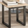 vidaXL Småbord>Bordsskiva 40x40x1,7 cm fyrkantig massiv furu