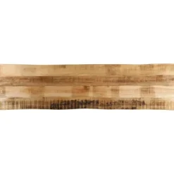 vidaXL Matbord>Bordsskiva 160x40x3,8 cm levande kant massivt grovt mangoträ