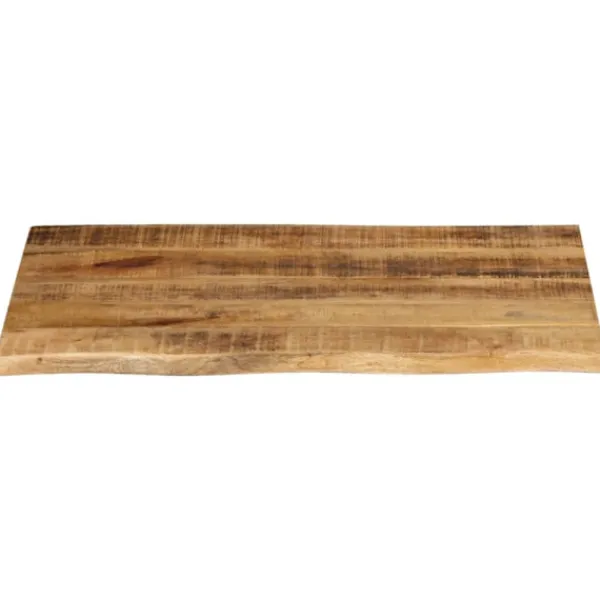 vidaXL Matbord>Bordsskiva 90x60x2,5 cm levande kant massivt grovt mangoträ