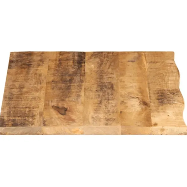 vidaXL Matbord>Bordsskiva 90x60x2,5 cm levande kant massivt grovt mangoträ