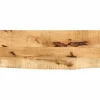 vidaXL Matbord>Bordsskiva 80x40x3,8 cm levande kant massivt grovt mangoträ