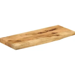 vidaXL Matbord>Bordsskiva 80x40x3,8 cm levande kant massivt grovt mangoträ