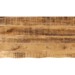 vidaXL Matbord>Bordsskiva 120x60x3,8 cm levande kant massivt grovt mangoträ