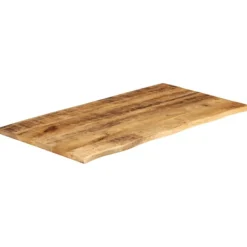 vidaXL Matbord>Bordsskiva 120x60x3,8 cm levande kant massivt grovt mangoträ