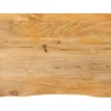 vidaXL Matbord>Bordsskiva 80x60x2,5 cm levande kant massivt mangoträ