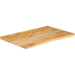 vidaXL Matbord>Bordsskiva 80x60x2,5 cm levande kant massivt mangoträ