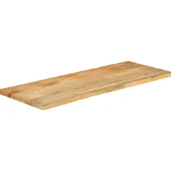 vidaXL Matbord>Bordsskiva 140x60x3,8 cm levande kant massivt mangoträ
