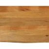 vidaXL Matbord>Bordsskiva 70x60x2,5 cm levande kant massivt mangoträ