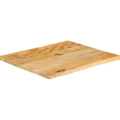 vidaXL Matbord>Bordsskiva 80x80x3,8 cm levande kant massivt mangoträ