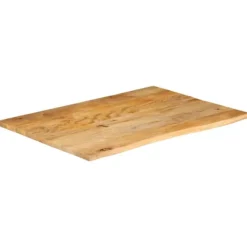 vidaXL Matbord>Bordsskiva 110x80x2,5 cm levande kant massivt mangoträ
